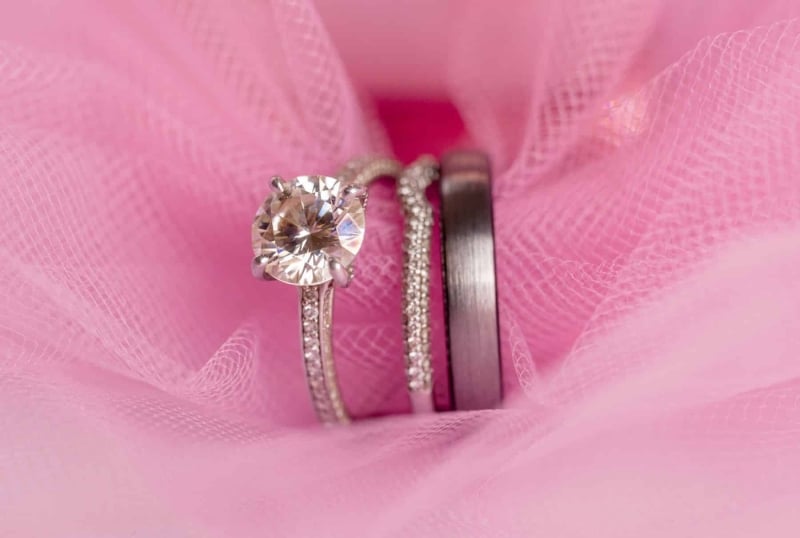 wedding-rings-in-pink-fabric