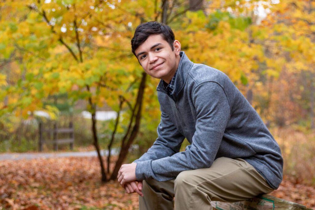Picture of Alex from his senior session